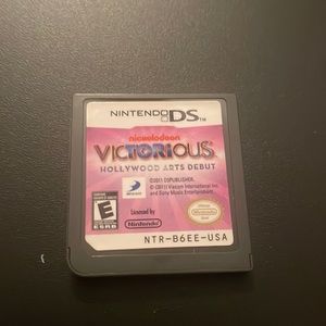 Nintendo Nickelodeon victorious DS video game cartridge
